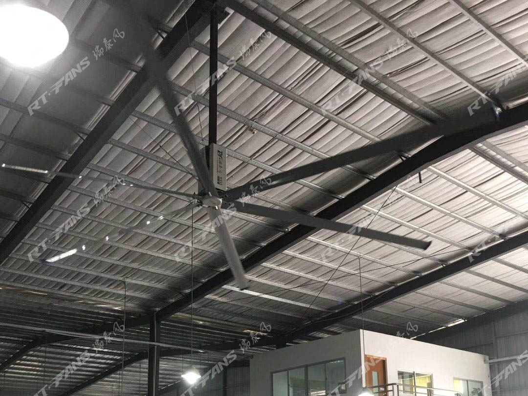 工业大风扇安装上部空间安全性能好吗？
