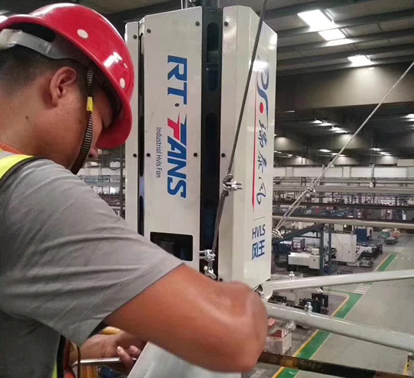 车间降温通风瑞泰风工业大吊扇，质量上乘、使用长久