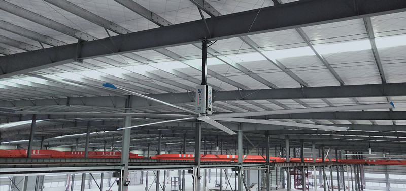 低能耗、低成本的工业大风扇为厂房车间降温