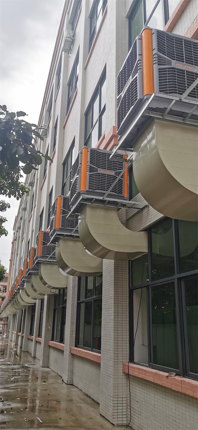 厂房降温设备环保空调有效缓解夏季员工工作疲劳